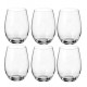 Jogo 6 Copos 560ml Mergus Cristal Ecológico Bohemia